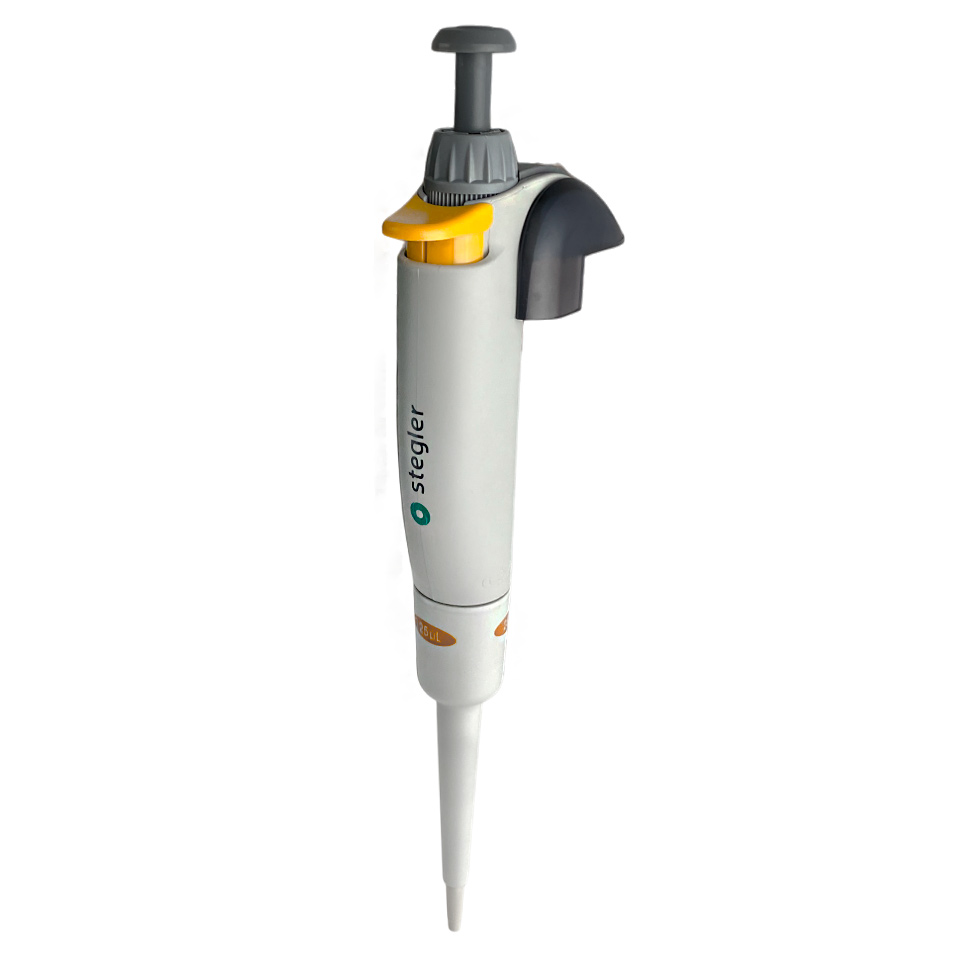 Single-channel constant volume dispenser Stegler SFA-1-25 (fixed volume, 25 µl, autoclavable)