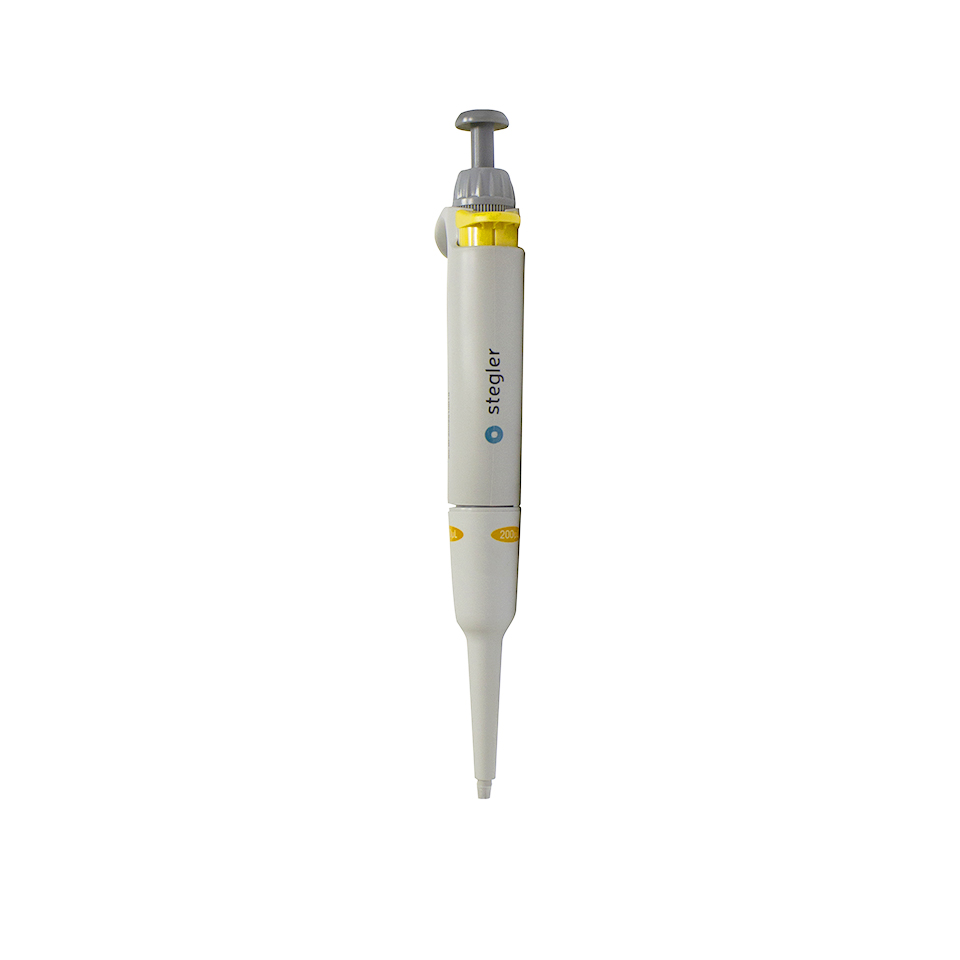 Single-channel constant volume dispenser Stegler SF-1-200 (fixed volume, 200 µl, partially autoclavable)