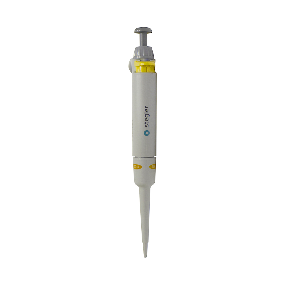 Single-channel constant volume dispenser Stegler SF-1-100 (fixed volume, 100 µl, partially autoclavable)