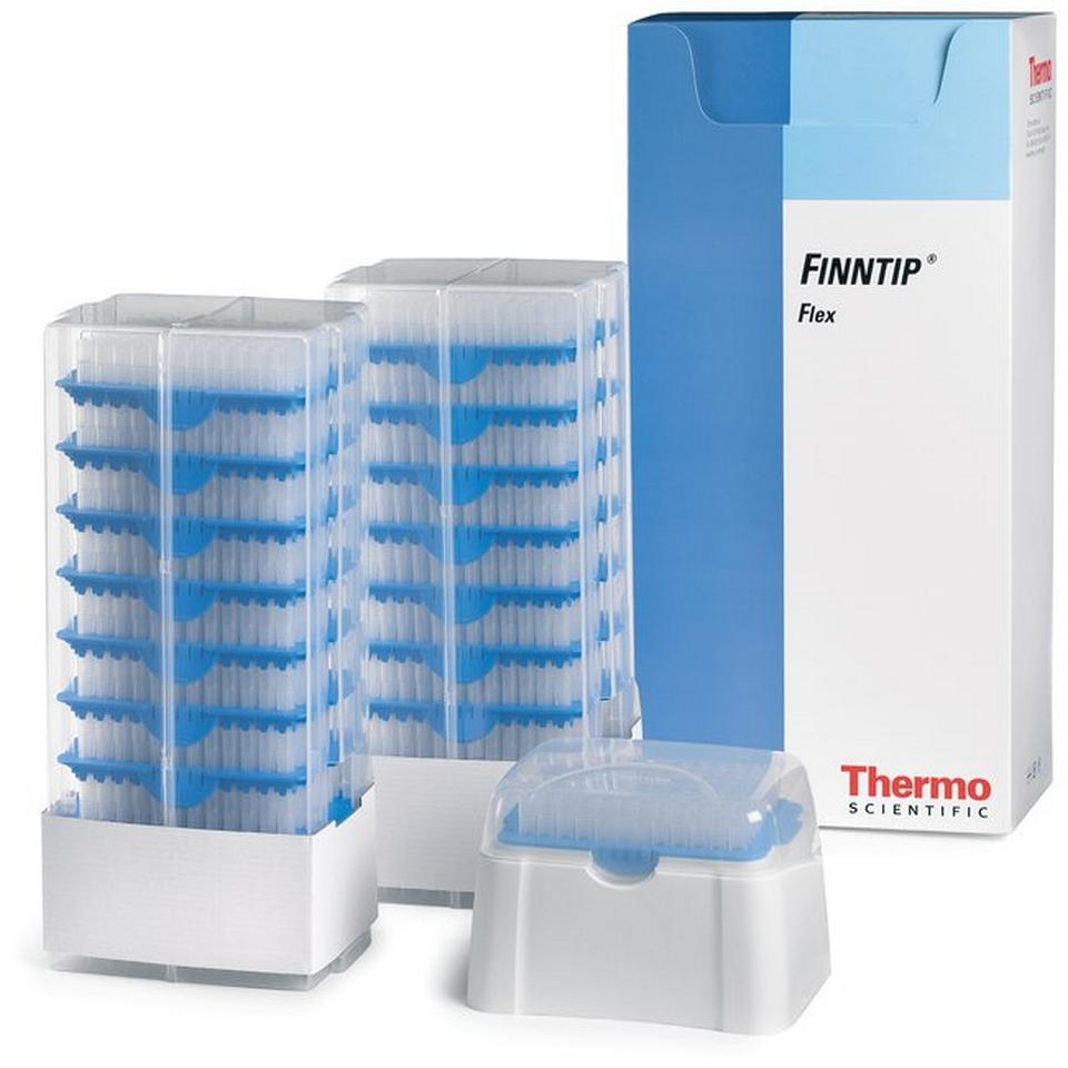 Tip Lenpipet Finntip 300, art. 9401253 (5-300 µl, 96 per rack, 10 racks per package, sterile)