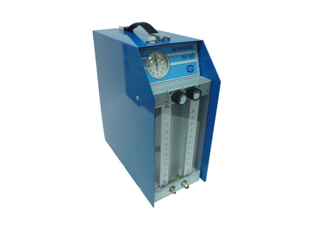 Aspirator PU-2P ishlatilgan. 1 (o'rnatilgan silindr bilan ishlaydigan havo va aerozollarning avtomatik namunalarini olish)