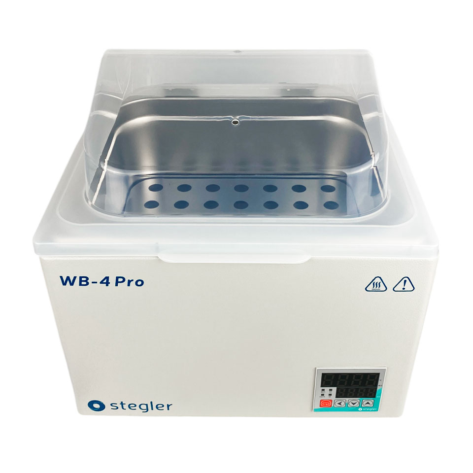 Water bath Stegler WB-4 Pro (15 l, Troom +5...100 °C, 4 places)