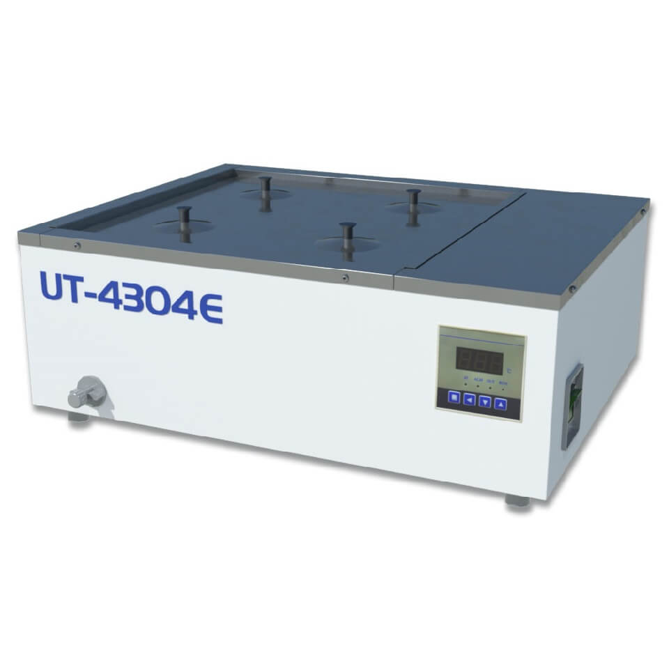 Water bath ULAB UT-4304E (12 l, Troom +10...+100 °C, 4 places)