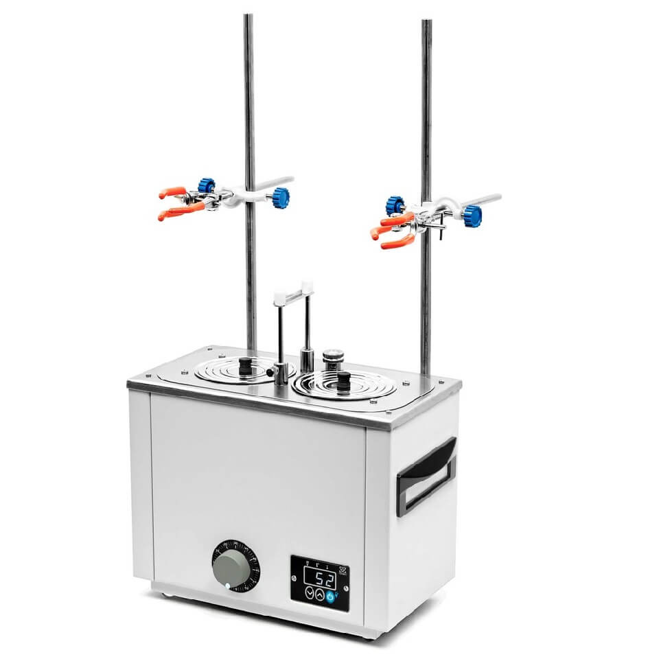 Laboratory bath Termex LB22-Sh (5 l, Troom +5…+200 °C, 2 places, 2 stands)