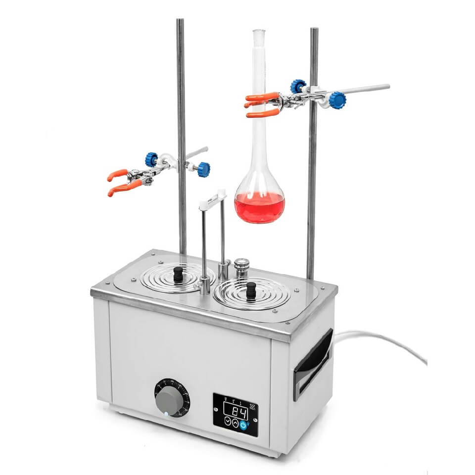 Laboratory bath Termex LB21-Sh (3.5 l, Troom +5...+200 °C, 2 places, 2 stands)