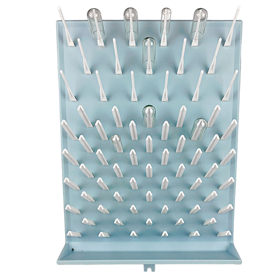 Dryer for laboratory glassware Stegler SL-72 (polypropylene, 72 places, 450×630×110 mm)