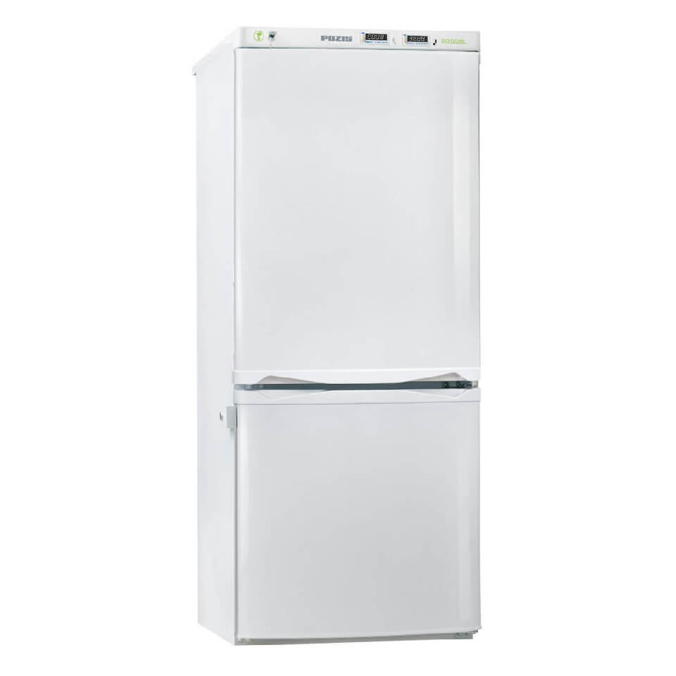Laboratory refrigerator HL-250-1 POZIS for storing drugs and vaccines (cold: 170 l, +2...+15 °C, frost: 80 l, -10...-25 °C, BU-M01)