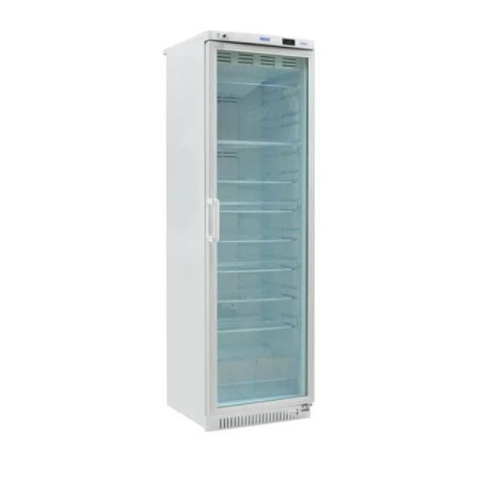 Pharmaceutical refrigerator HF-400-3 POZIS for storing drugs and vaccines (400 l, +2…+15 °C, glass block door)