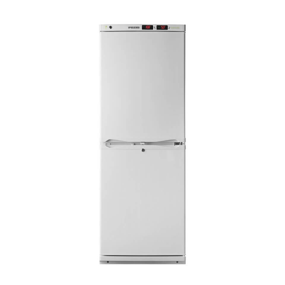 Refrigerator HFD-280 POZIS pharmaceutical two-chamber for storing drugs and vaccines (140+140 l, +2…+15 °C)