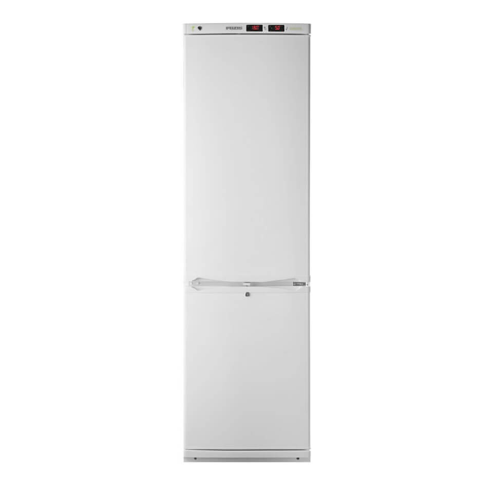 Laboratory combined refrigerator HL-340 POZIS for storing drugs and vaccines (cold: 270 l, +2...+15 °C, frost: 130 l, -10...-25 °C)