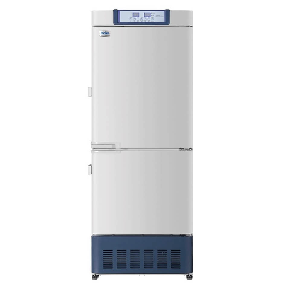 Pharmaceutical refrigerator with freezer Haier HYCD-282 (cold: 185 l, +2…+8 °C, frost: 97 l, -10…-40 °C)