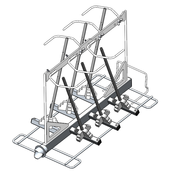 Injection module XPZ FA-K04/1 (6 places, for measuring cylinders up to 500 ml)