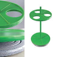 Stand for 3 round or pear-shaped separating funnels with a volume of 250 or 500 ml EKROS-2960 (PE-2960), Ecochem