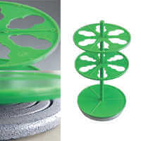 Stand for 6 cylindrical separating funnels with a volume of 100 ml EKROS-2920 (PE-2920), Ecochem
