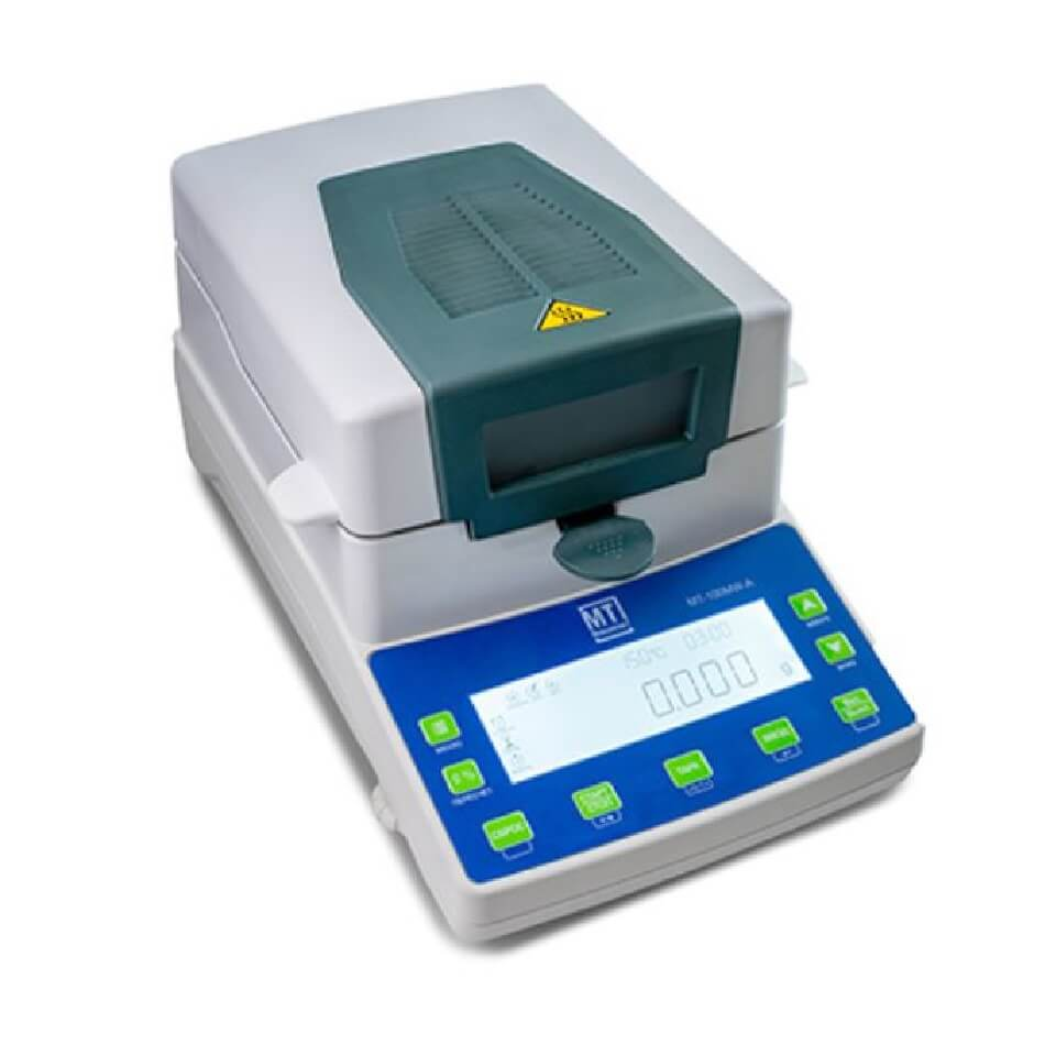 Humidity analyzer MT110 (110 g x 0.1%, 10 mg, from 40 to 199 °C x 1 °C), MT-03220904, with verification