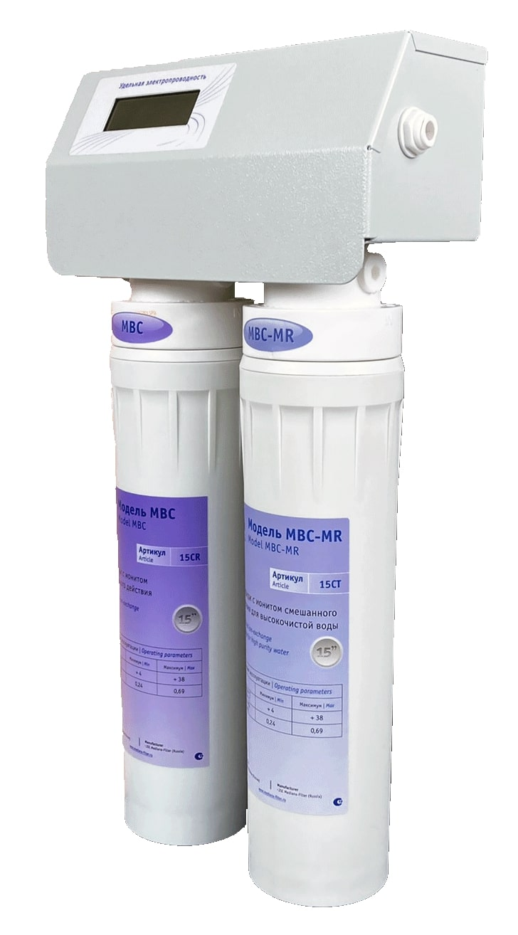 Post-treatment plant for obtaining water of analytical quality Aqualab WDS-2 Combo, complete set MBC 15 + MBC-UPW 15, art. 27N2