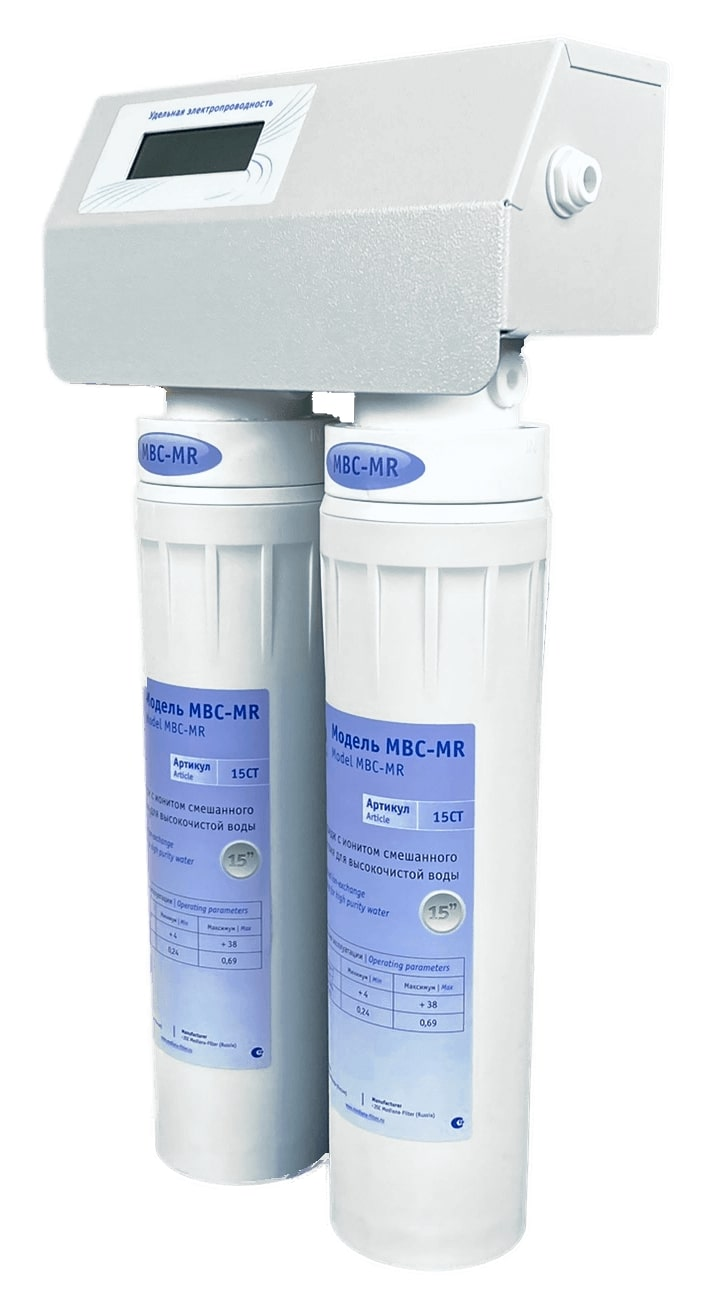 Post-treatment plant for obtaining water of analytical quality Aqualab WDS-2 Ultra, complete set MBC-UPW 15 + MBC-UPW 15, art. 27N3