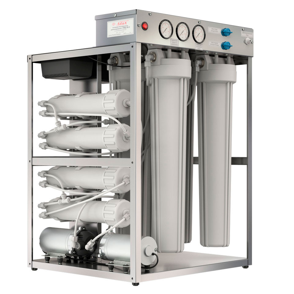Installation for producing deionized water UPPVD-60-2