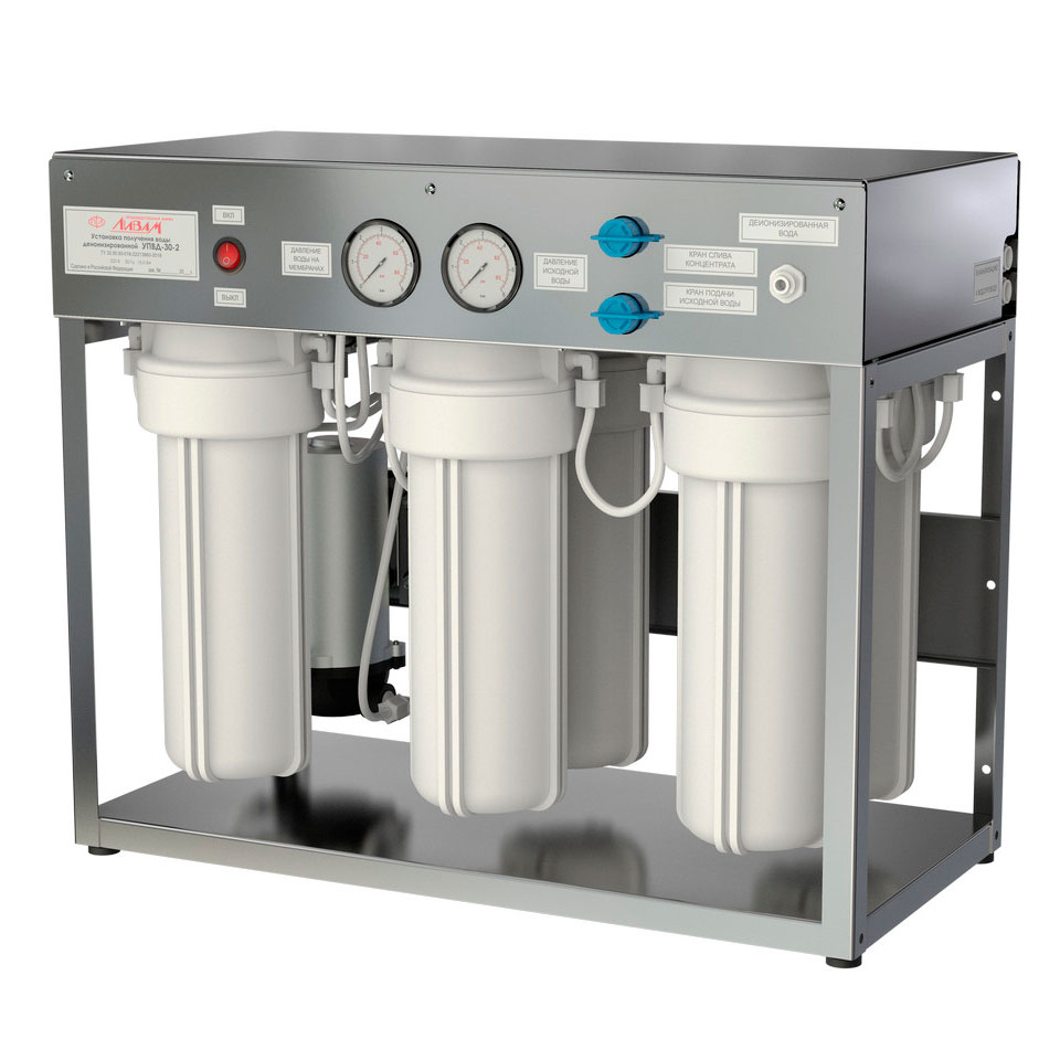 Installation for producing deionized water UPPVD-30-2