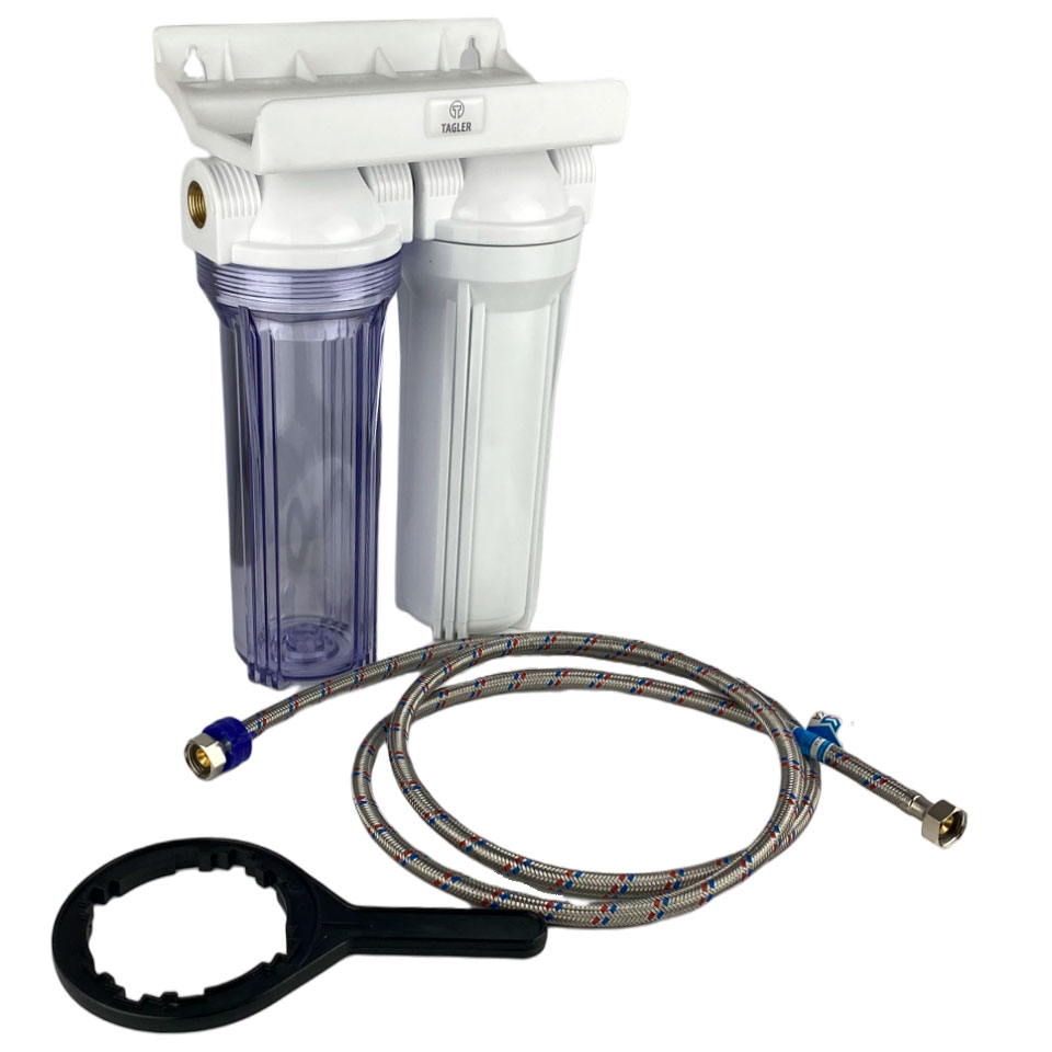 Source water purification system for distillation Tagler SPOV