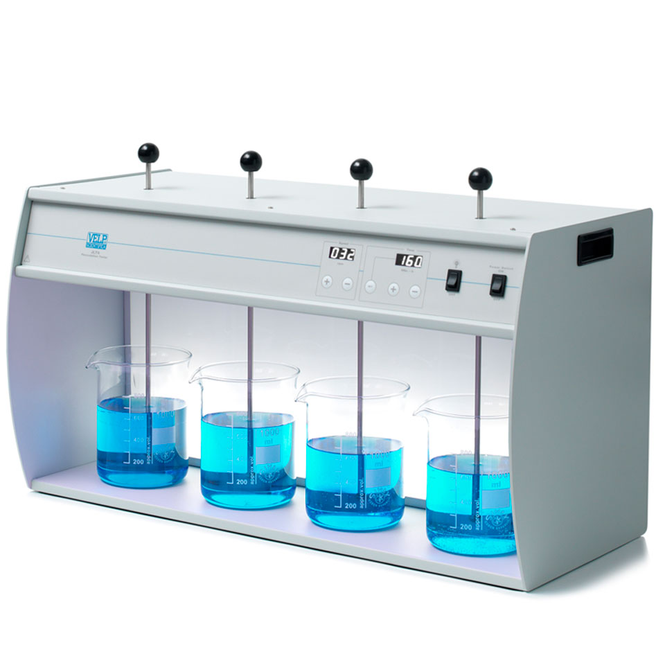 Flocculator VELP JLT4 (4-seater, 10...300 rpm, synchronous mixing)