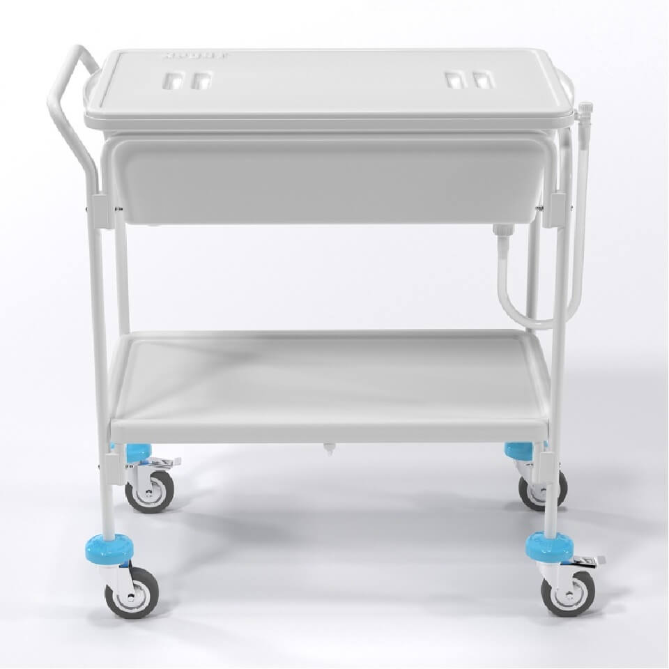 Container container KRONT KDS-35 with bottom drain, with trolley TB-01-KRONT