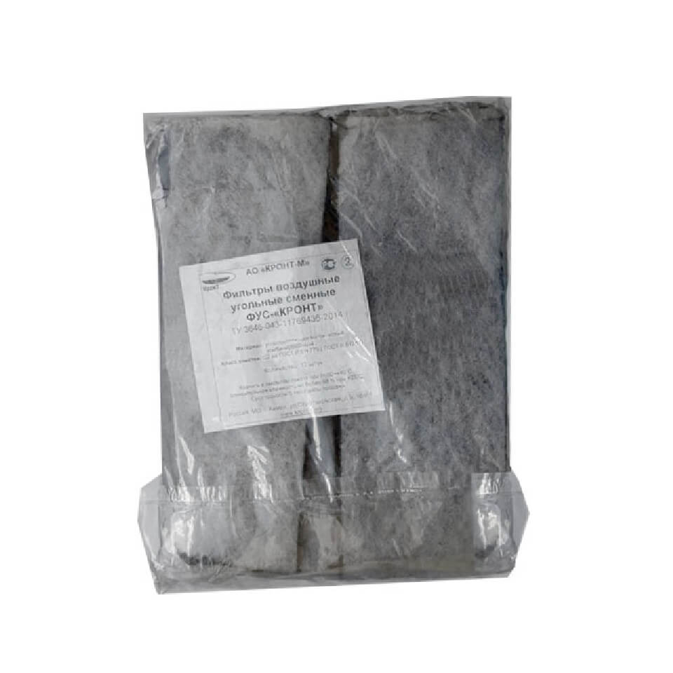 Filter KRONT FUS for irradiators-recirculators (replaceable, air, carbon for DEZAROV, 12 pcs. per pack)