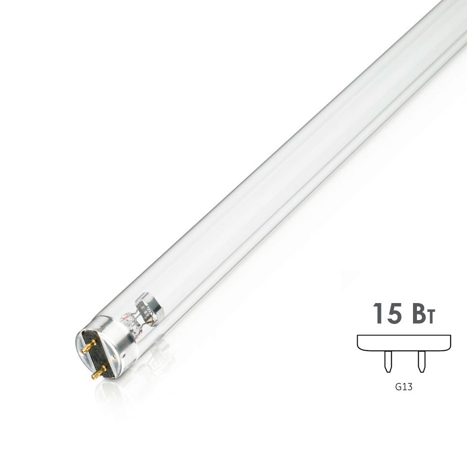 Germicidal lamp PHILIPS TUV 15W (base G13)