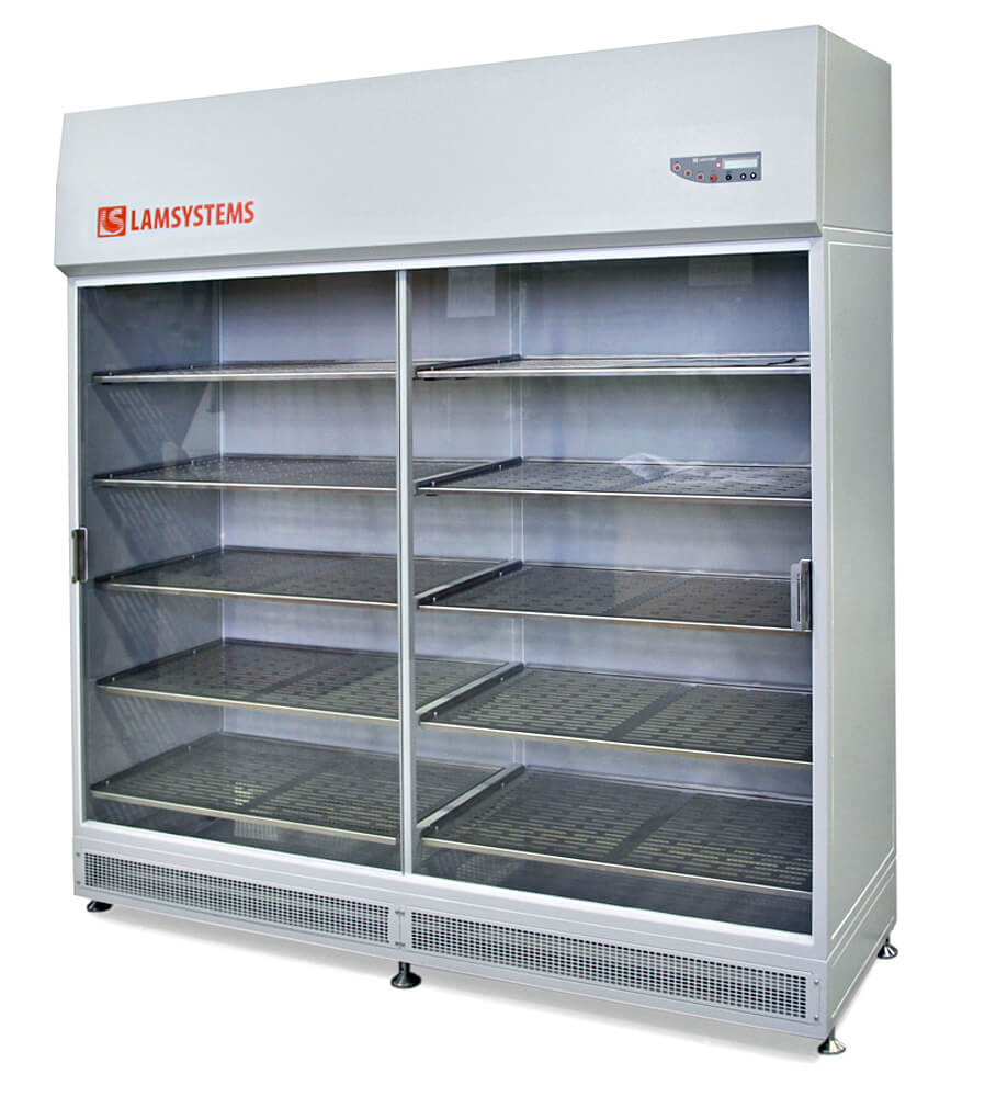 Sterile storage cabinet with sliding doors for pharmaceutical production (KD 432.180.31, art. 2R-S.321-18PHARM)
