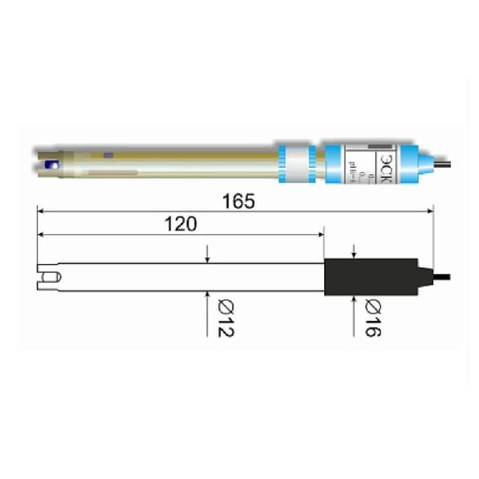 Электрод комбинированный ЭСК-10609/7 (стеклянный)