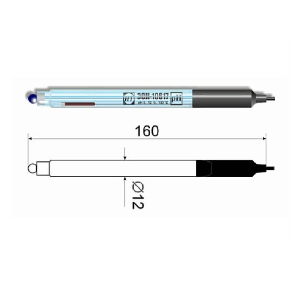 Combined industrial electrode ESK-10617/7 (glass)