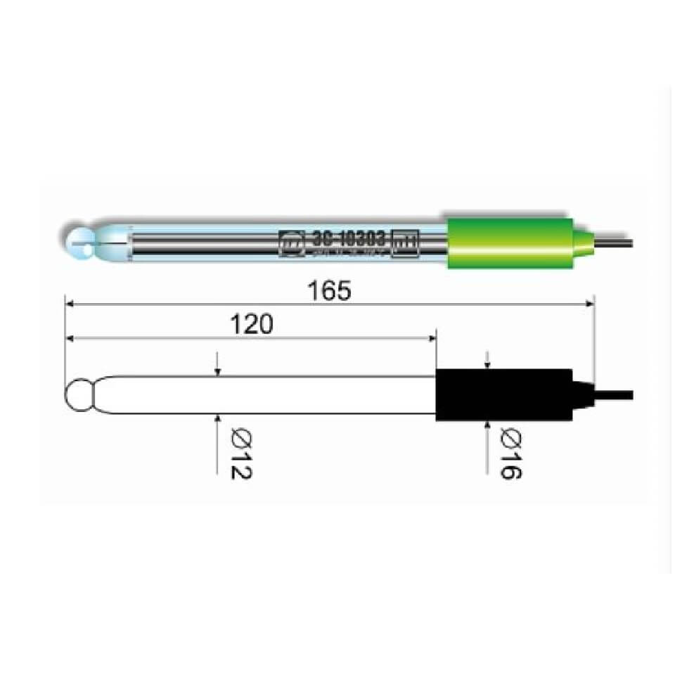 pH electrode ES-10303/7 (glass)