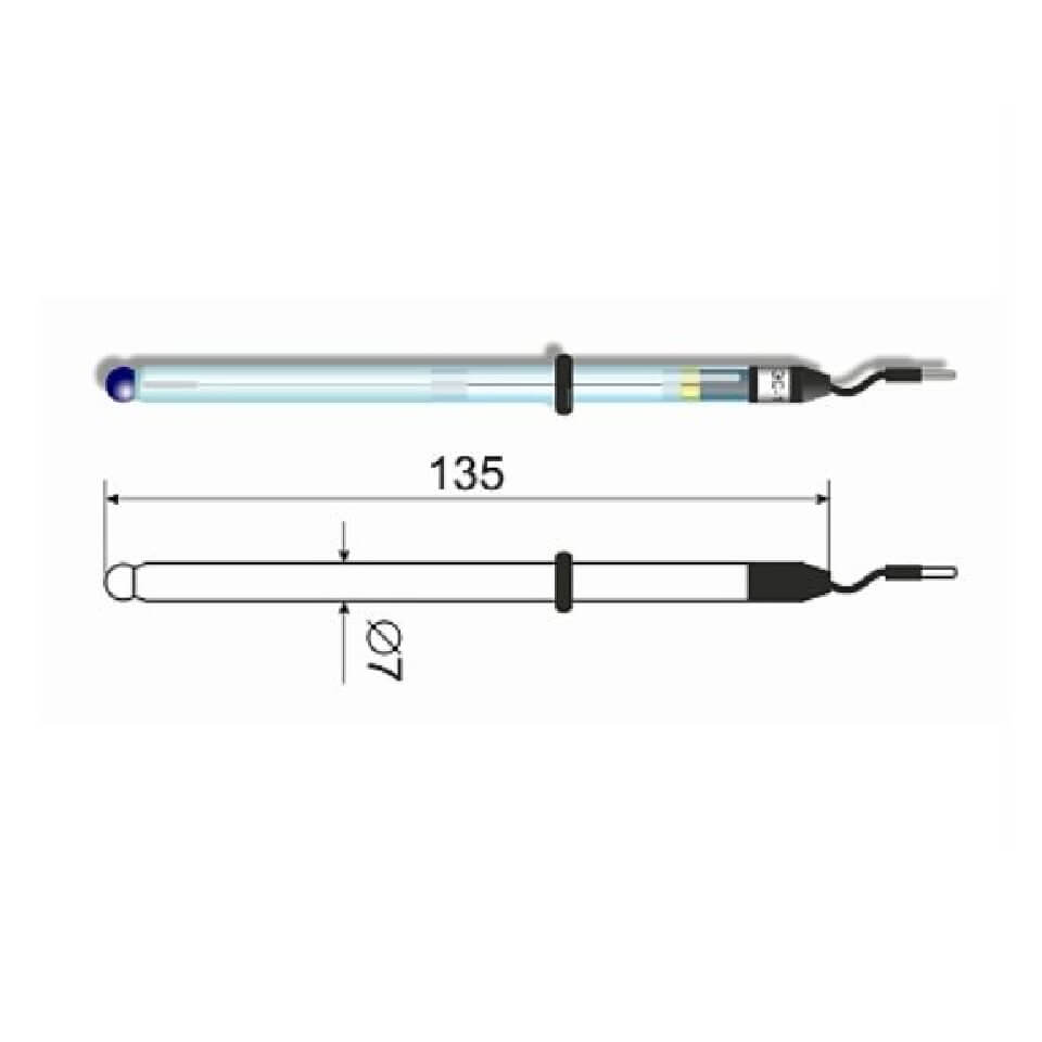 pH electrode ES-10611 (glass)