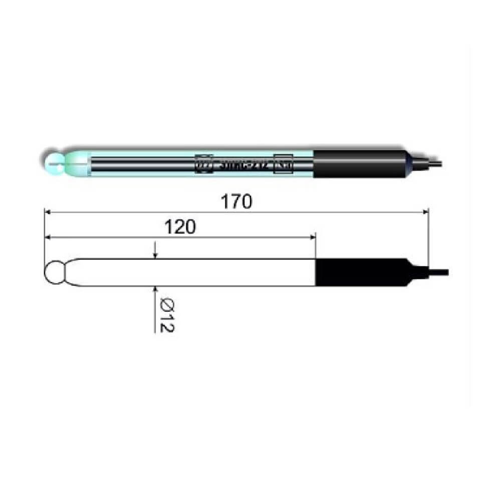 Ion selektiv elektrod ELIS-212Na/3 (shisha)