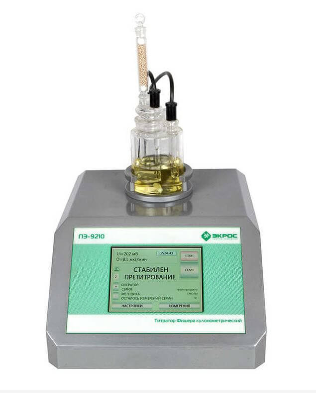 Coulometric Fischer titrator PE-9210 (cell without diaphragm), Ecochem