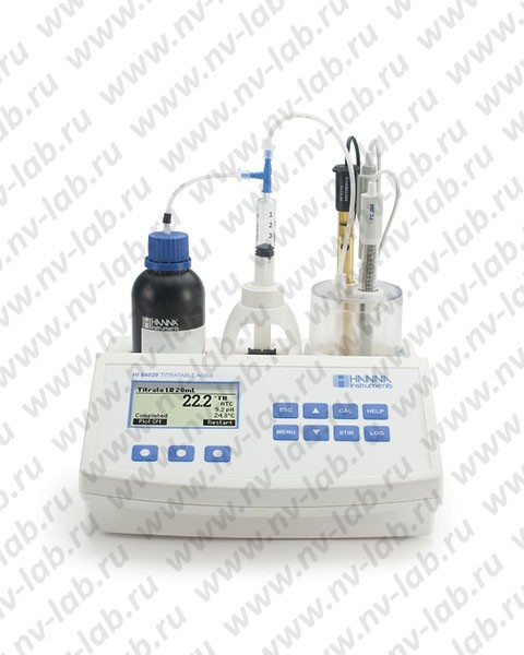 Minititrator HANNA HI 84529-01 (determination of titratable acidity and pH in dairy products)