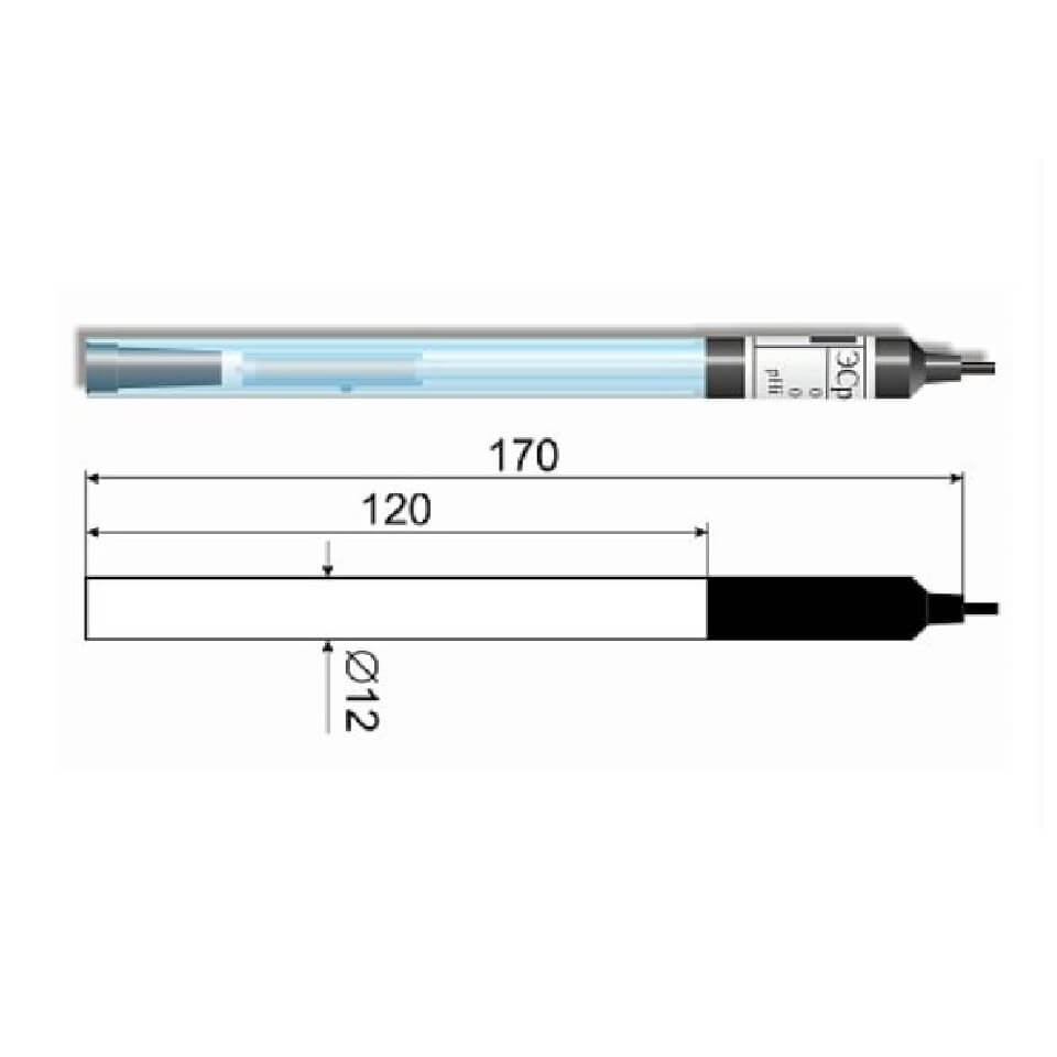 Reference electrode ESR-10105/3.5 (glass)
