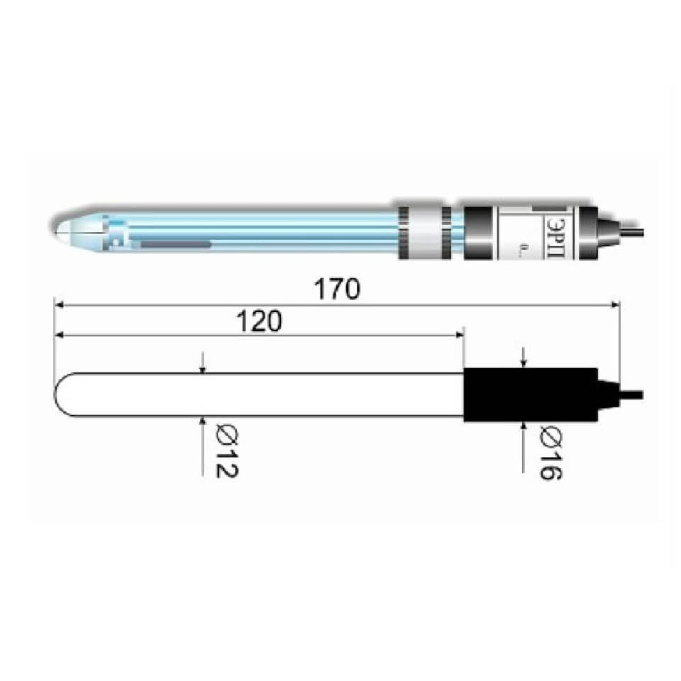 Redox electrode ERP-105 (glass)