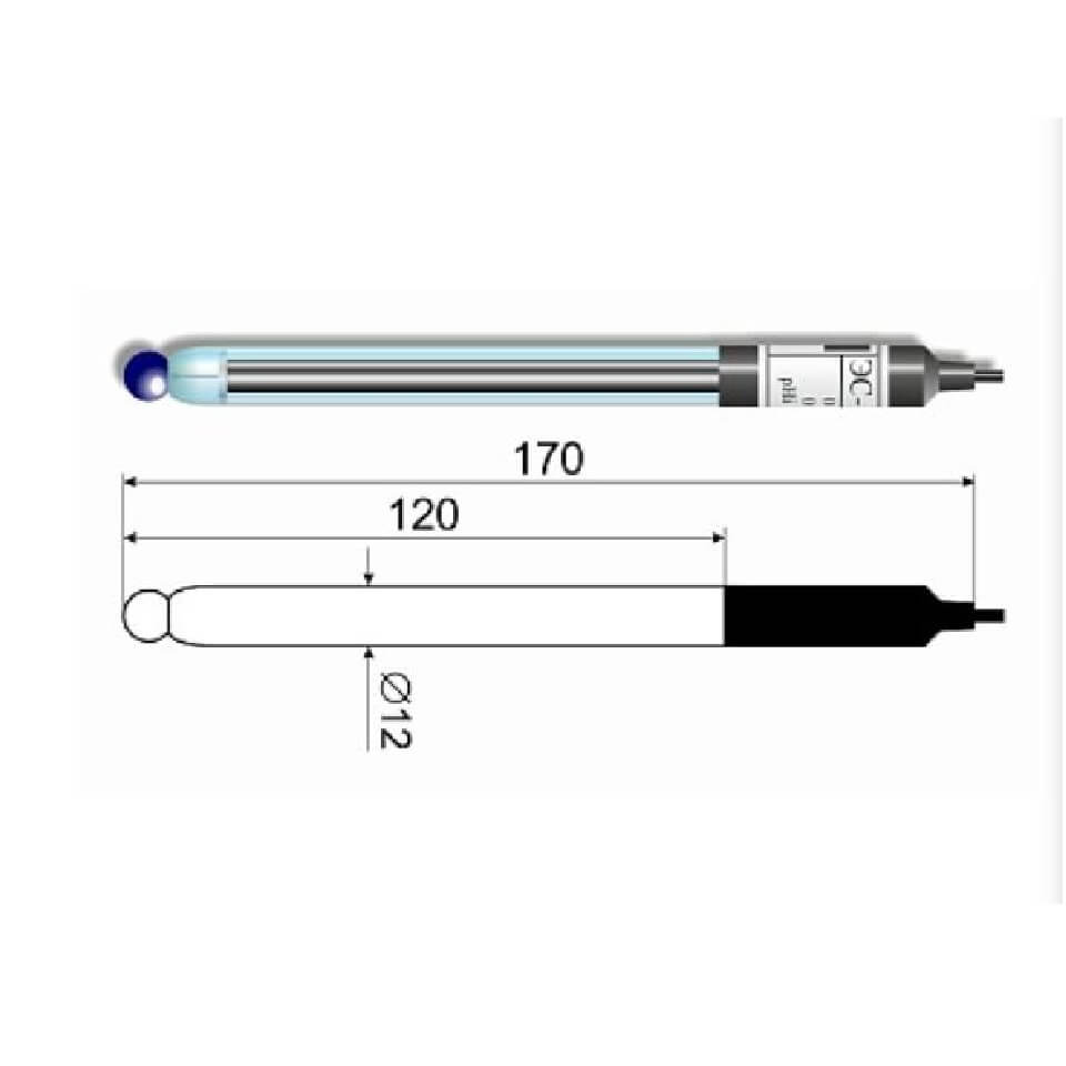 pH electrode ES-10601/4 (glass)
