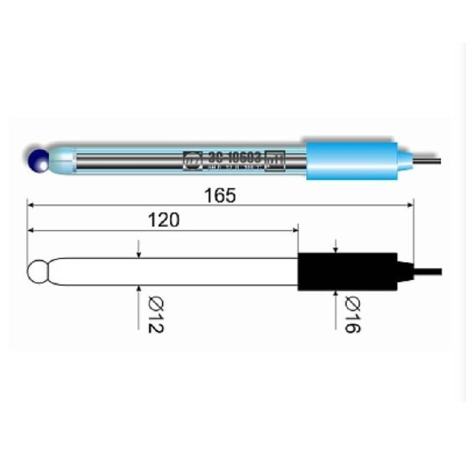 pH electrode ES-10603/7 (glass)