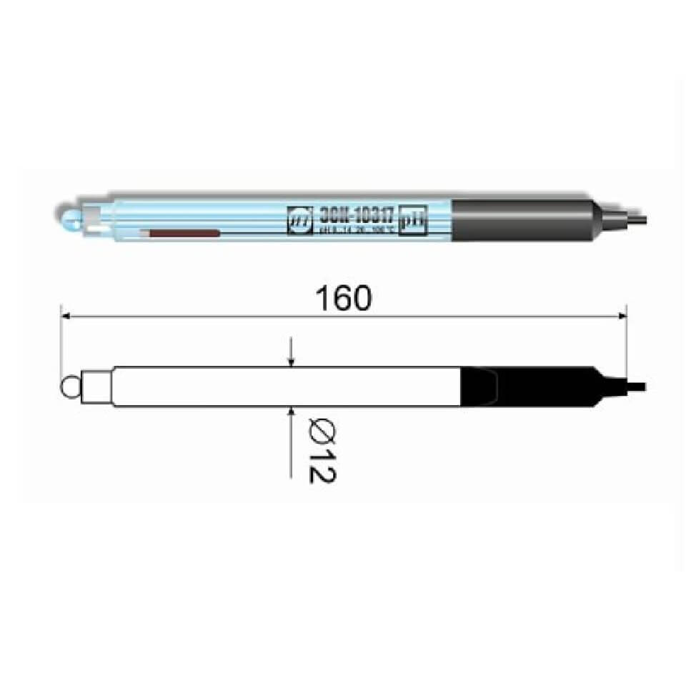 Combined industrial electrode ESK-10317/7 (glass)