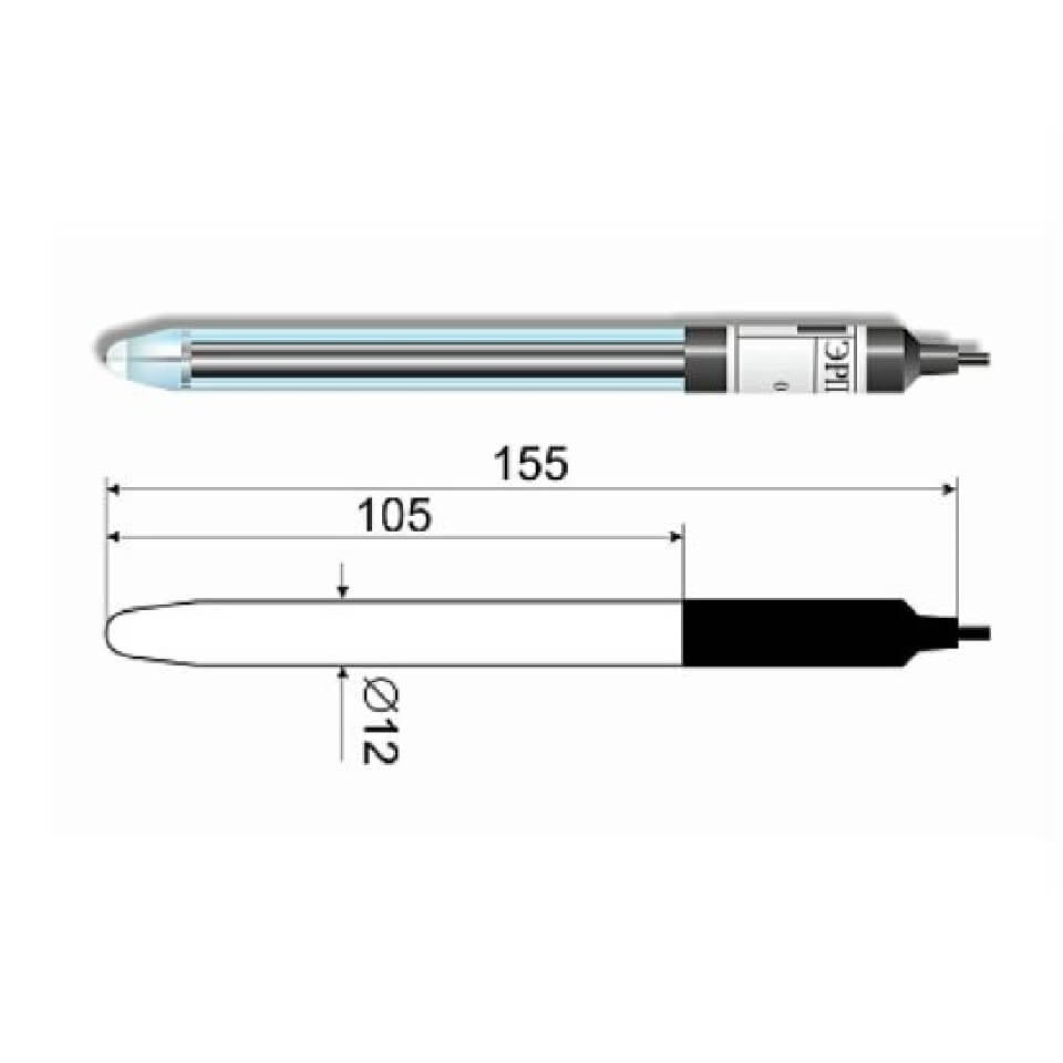 Redox electrode ERP-101 (glass)