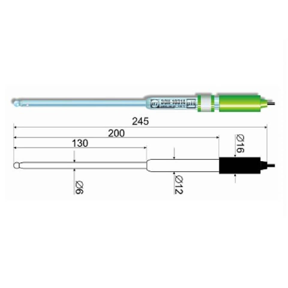 Combined electrode ESK-10314/7 (glass)