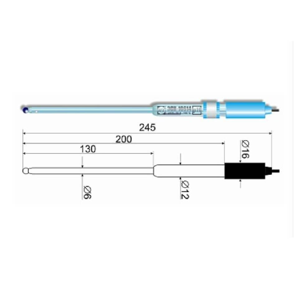 Combined electrode ESK-10614/7 (glass)