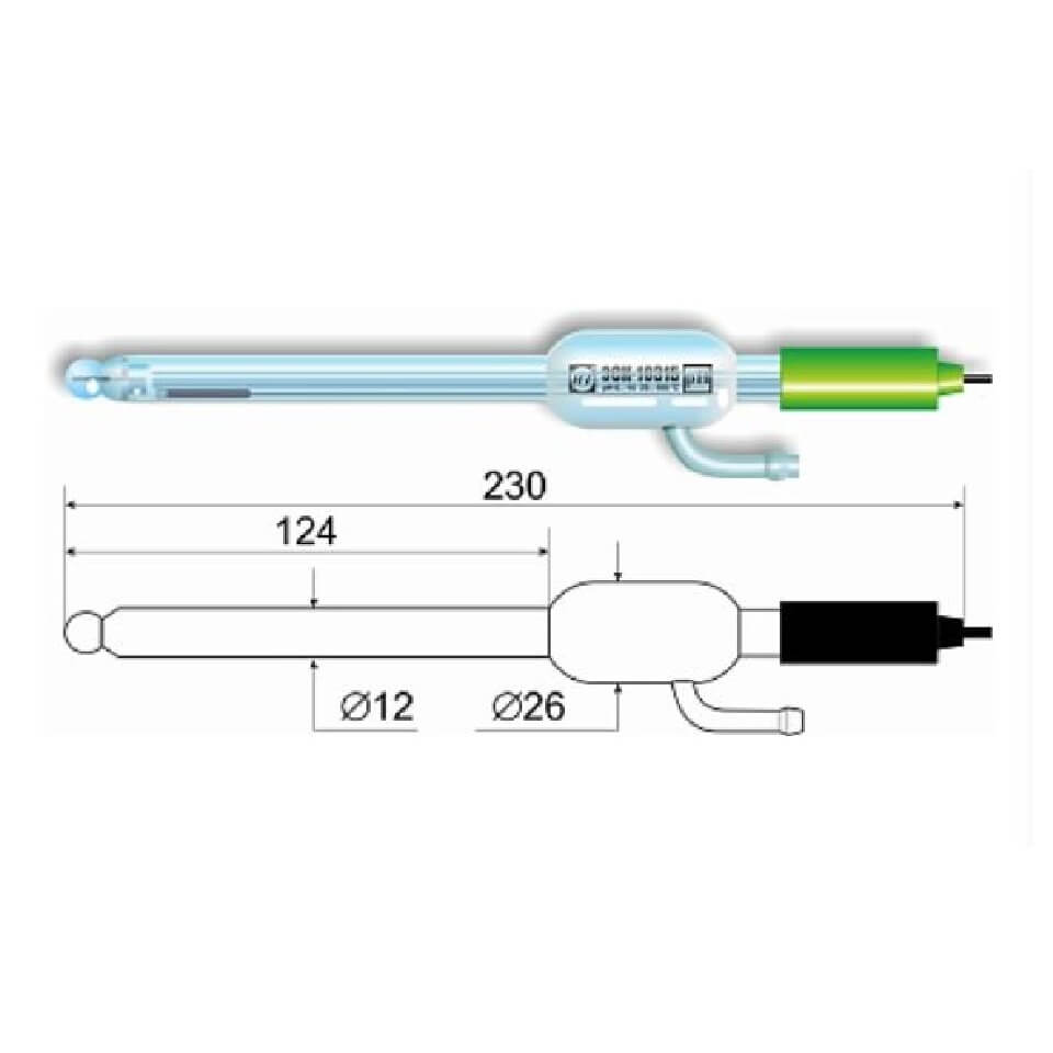 Combined electrode ESK-10315/7 (glass)