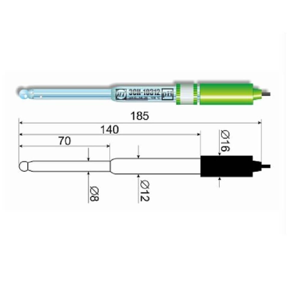 Combined electrode ESK-10312/7 (glass)