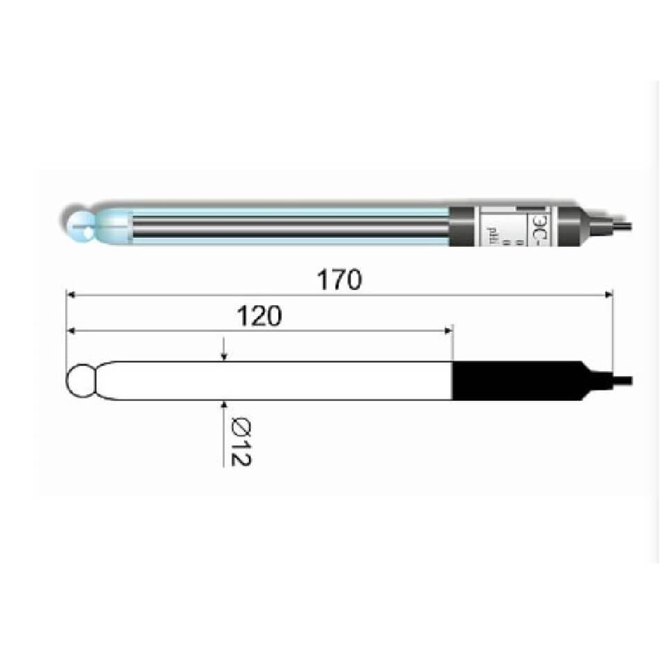 pH electrode ES-10301/4 (glass)