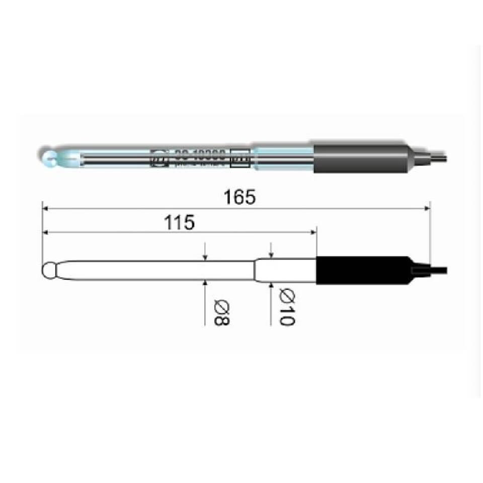 pH electrode ES-10308/7 (glass)