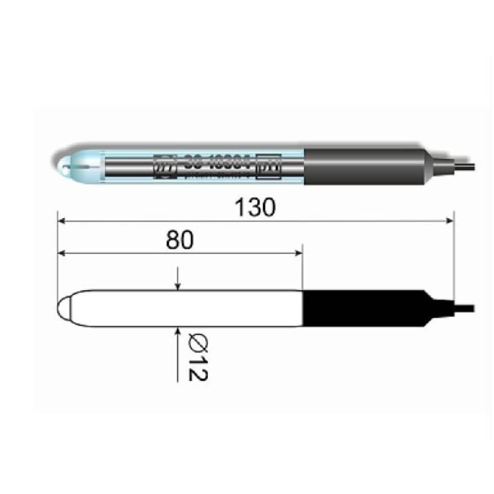 Industrial pH electrode ES-10304/7 (glass)