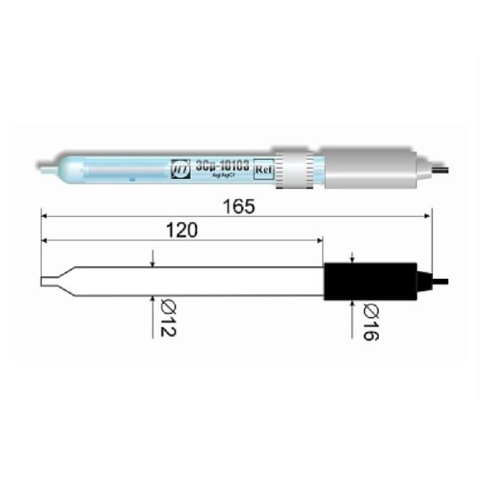Reference electrode ESR-10103/4.2 (glass)